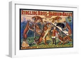 Circus Poster, 1920S-null-Framed Giclee Print