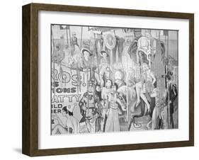 Circus poster, Alabama, 1935-Walker Evans-Framed Giclee Print