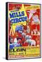 Circus Poster, B. Mills-null-Framed Stretched Canvas