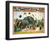 Circus Poster, C1899-null-Framed Giclee Print