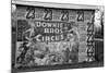 Circus poster covering a building near Lynchburg, South Carolina, 1936-Walker Evans-Mounted Photographic Print