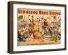 Circus Poster: Ringling Bros Shows - the World's Greatest Circus-null-Framed Giclee Print