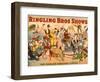 Circus Poster: Ringling Bros Shows - the World's Greatest Circus-null-Framed Giclee Print