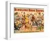 Circus Poster: Ringling Bros Shows - the World's Greatest Circus-null-Framed Giclee Print