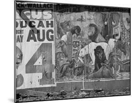 Circus Poster, Smithland, Kentucky, c.1935-Ben Shahn-Mounted Photo