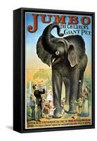 Circus Poster-null-Framed Stretched Canvas