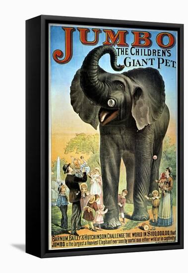 Circus Poster-null-Framed Stretched Canvas