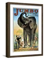 Circus Poster-null-Framed Giclee Print