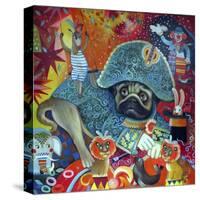 Circus Pug-Oxana Zaika-Stretched Canvas