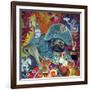 Circus Pug-Oxana Zaika-Framed Giclee Print