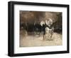 Circus Ring at Night-George Wesley Bellows-Framed Giclee Print