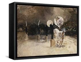 Circus Ring at Night-George Wesley Bellows-Framed Stretched Canvas