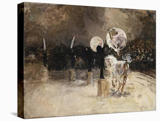 Circus Ring at Night-George Wesley Bellows-Stretched Canvas