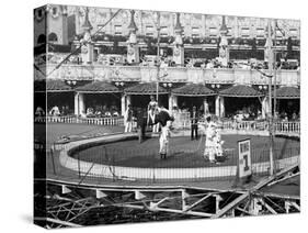 Circus Rings, Luna Park, Coney Island, N.Y.-null-Stretched Canvas