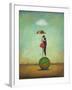 Circus Romance-Duy Huynh-Framed Art Print