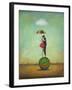 Circus Romance-Duy Huynh-Framed Art Print