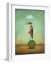 Circus Romance-Duy Huynh-Framed Art Print