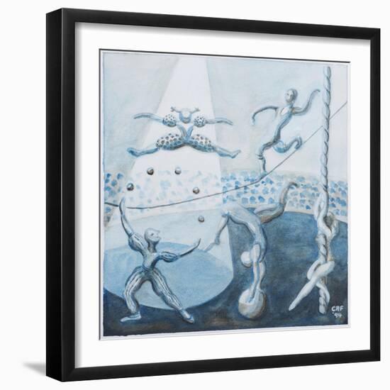 Circus Scene II, 1994-Carolyn Hubbard-Ford-Framed Giclee Print