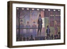 Circus Sideshow, 1887-Georges Seurat-Framed Giclee Print