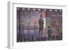 Circus Sideshow, 1887-Georges Seurat-Framed Giclee Print