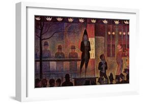 Circus Sideshow, 1888-Georges Seurat-Framed Giclee Print