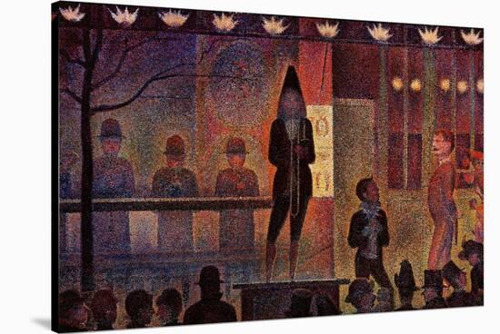 Circus Sideshow, 1888-Georges Seurat-Stretched Canvas