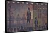 Circus Sideshow (Parade de cirque), 1887-88-Georges Seurat-Framed Stretched Canvas