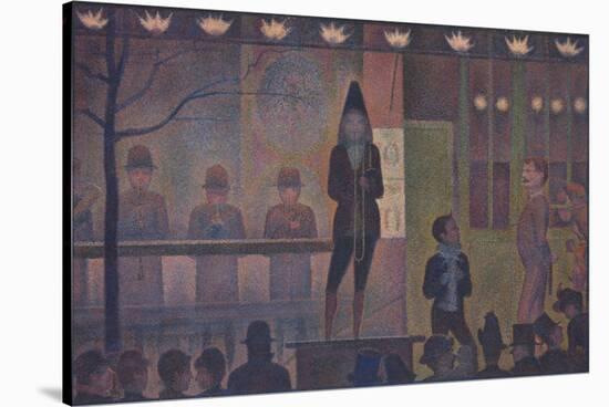 Circus Sideshow (Parade de cirque), 1887-88-Georges Seurat-Stretched Canvas