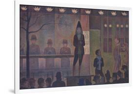 Circus Sideshow (Parade de cirque), 1887-88-Georges Seurat-Framed Giclee Print