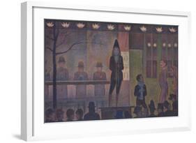 Circus Sideshow (Parade de cirque), 1887-88-Georges Seurat-Framed Giclee Print