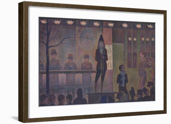 Circus Sideshow (Parade de cirque), 1887-88-Georges Seurat-Framed Giclee Print