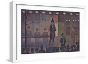 Circus Sideshow (Parade de cirque), 1887-88-Georges Seurat-Framed Giclee Print