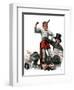 "Circus Strongman", June 3,1916-Norman Rockwell-Framed Giclee Print