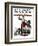 "Circus Strongman" Saturday Evening Post Cover, June 3,1916-Norman Rockwell-Framed Giclee Print