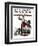 "Circus Strongman" Saturday Evening Post Cover, June 3,1916-Norman Rockwell-Framed Giclee Print