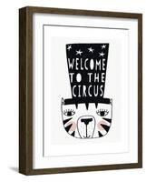 Circus Tiger-Seventy Tree-Framed Giclee Print