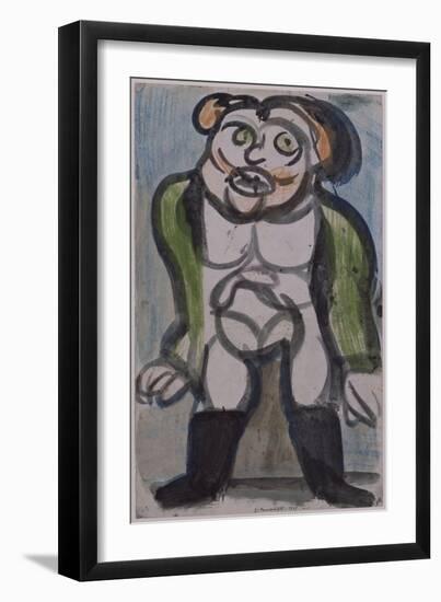Circus Trainer-null-Framed Giclee Print