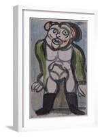 Circus Trainer-null-Framed Giclee Print
