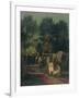 Circus under Trees, 1912-Amandus Faure-Framed Giclee Print