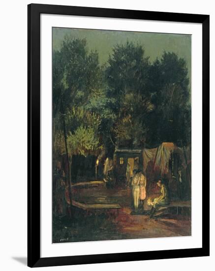 Circus under Trees, 1912-Amandus Faure-Framed Giclee Print