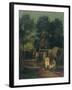 Circus under Trees, 1912-Amandus Faure-Framed Giclee Print