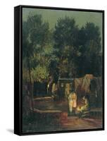 Circus under Trees, 1912-Amandus Faure-Framed Stretched Canvas