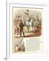 Circus Visit, Bare Back Banner Act-null-Framed Art Print