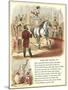 Circus Visit, Bare Back Banner Act-null-Mounted Art Print