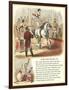 Circus Visit, Bare Back Banner Act-null-Framed Art Print