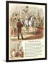 Circus Visit, Bare Back Banner Act-null-Framed Art Print