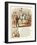 Circus Visit, Bare Back Banner Act-null-Framed Art Print