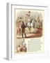 Circus Visit, Bare Back Banner Act-null-Framed Art Print