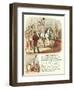 Circus Visit, Bare Back Banner Act-null-Framed Art Print