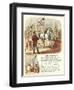 Circus Visit, Bare Back Banner Act-null-Framed Art Print